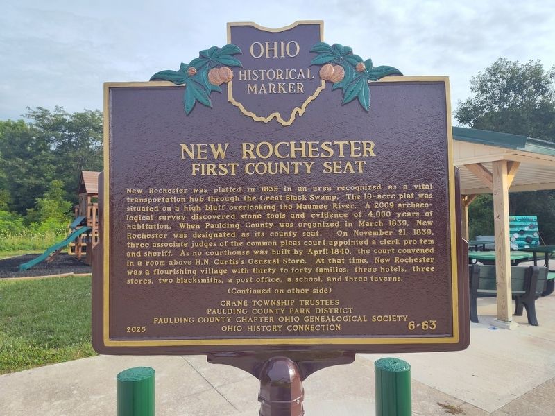 New Rochester Marker image. Click for full size.