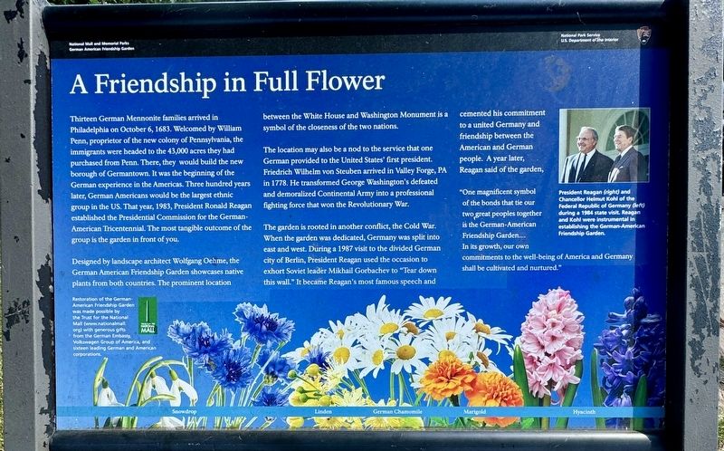 A Friendship in Full Flower Marker image. Click for full size.