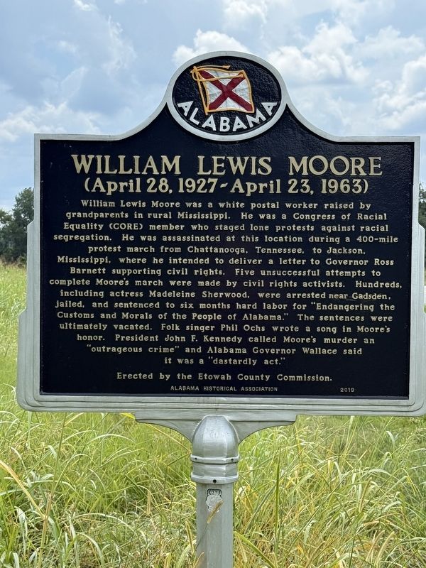 William Lewis Moore Marker. Click for full size. William Lewis Moore Marker image. Click for full size.