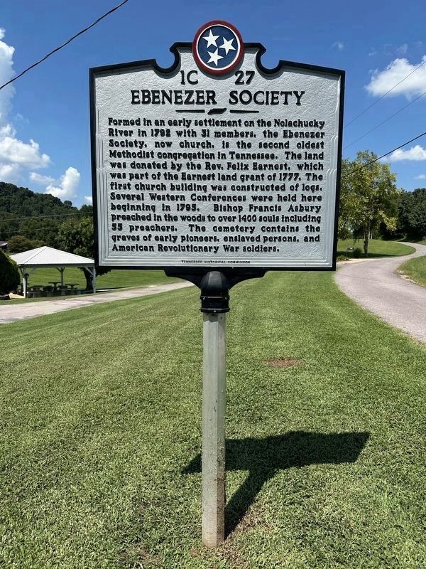 Ebenezer Society Marker. Click for full size. Ebenezer Society Marker image. Click for full size.