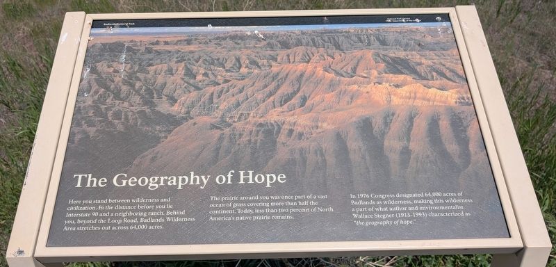 The Geography of Hope Marker image. Click for full size.