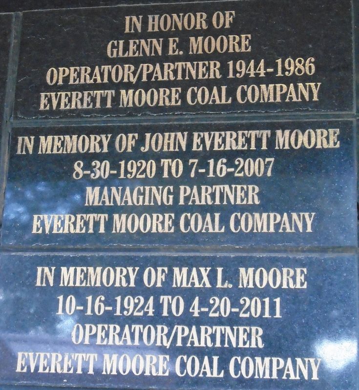 Punxsutawney Area Coal Miner & Railroader Memorial Tiles image. Click for full size.