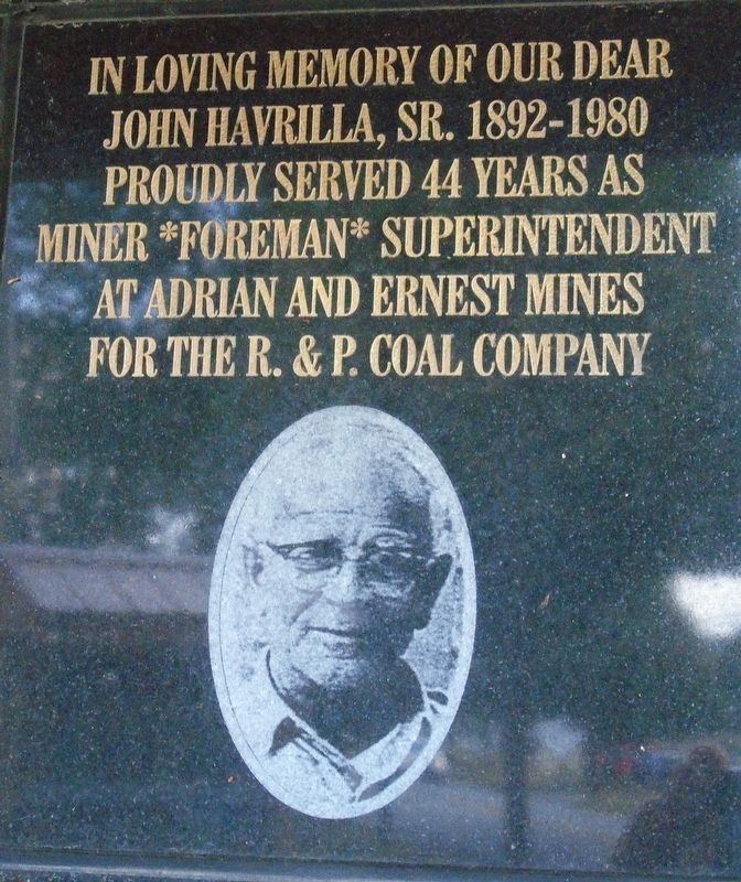 Punxsutawney Area Coal Miner & Railroader Memorial Tile image. Click for full size.