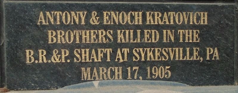 Punxsutawney Area Coal Miner & Railroader Memorial Tile image. Click for full size.