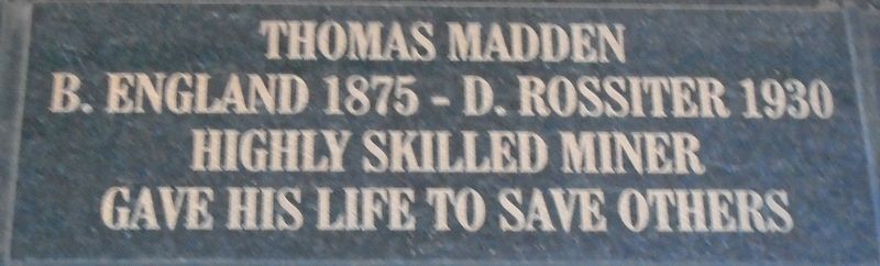 Punxsutawney Area Coal Miner & Railroader Memorial Tile image. Click for full size.