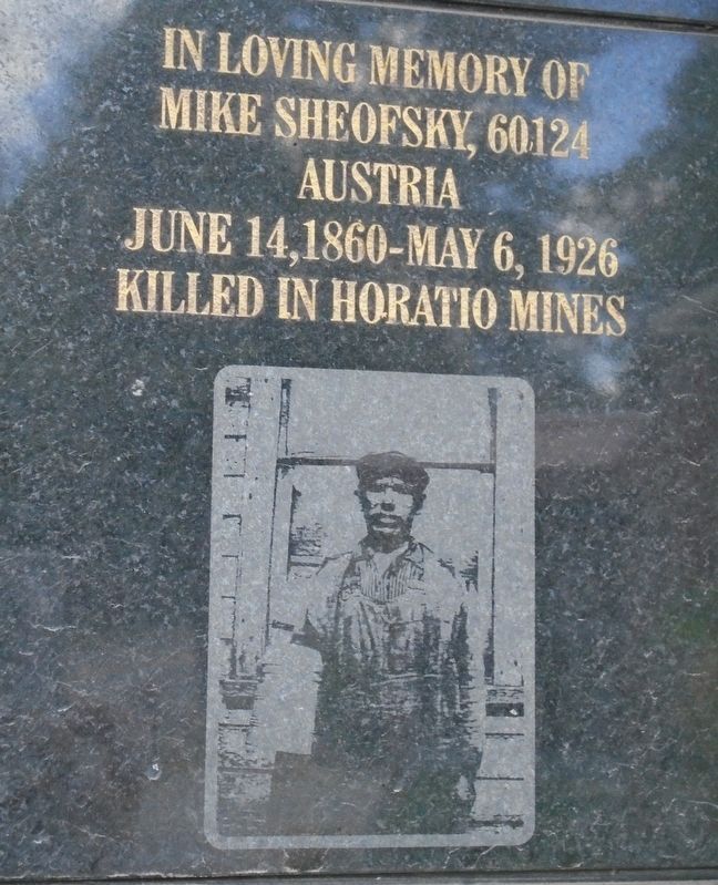 Punxsutawney Area Coal Miner & Railroader Memorial Tile image. Click for full size.