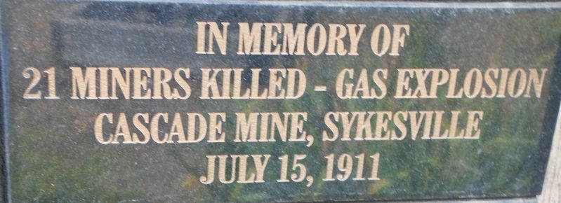 Punxsutawney Area Coal Miner & Railroader Memorial Tile image. Click for full size.