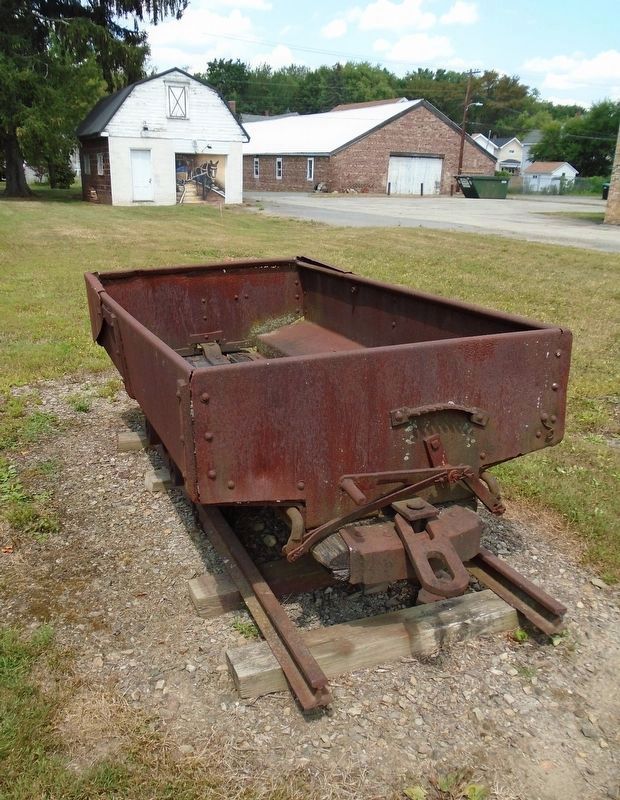 Punxsutawney Area Coal Miner & Railroader Memorial Coal Car image. Click for full size.