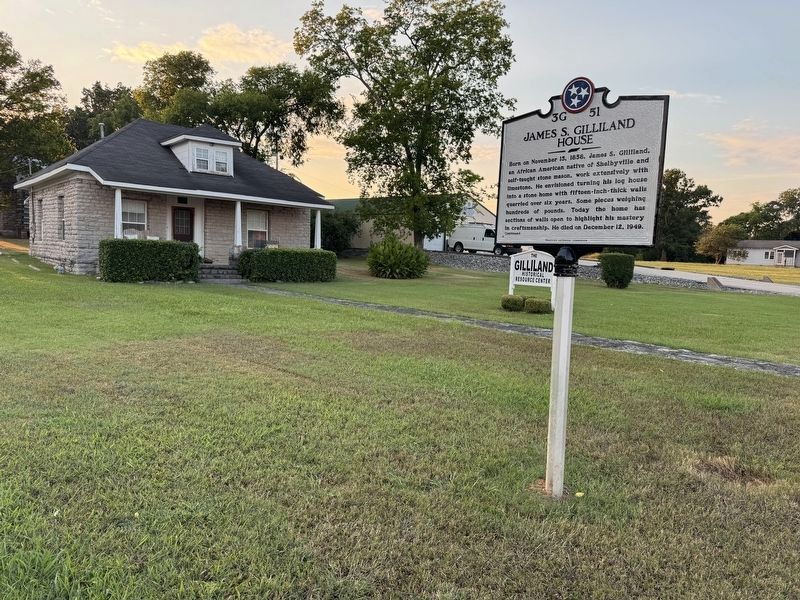 James S. Gilliland House Marker image. Click for full size.