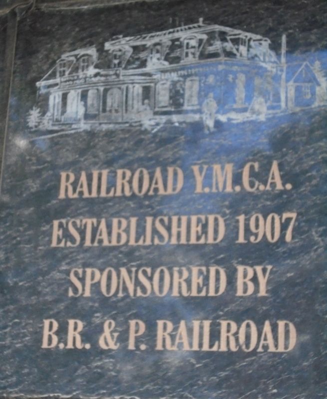 Railroad Y.M.C.A. Marker image. Click for full size.
