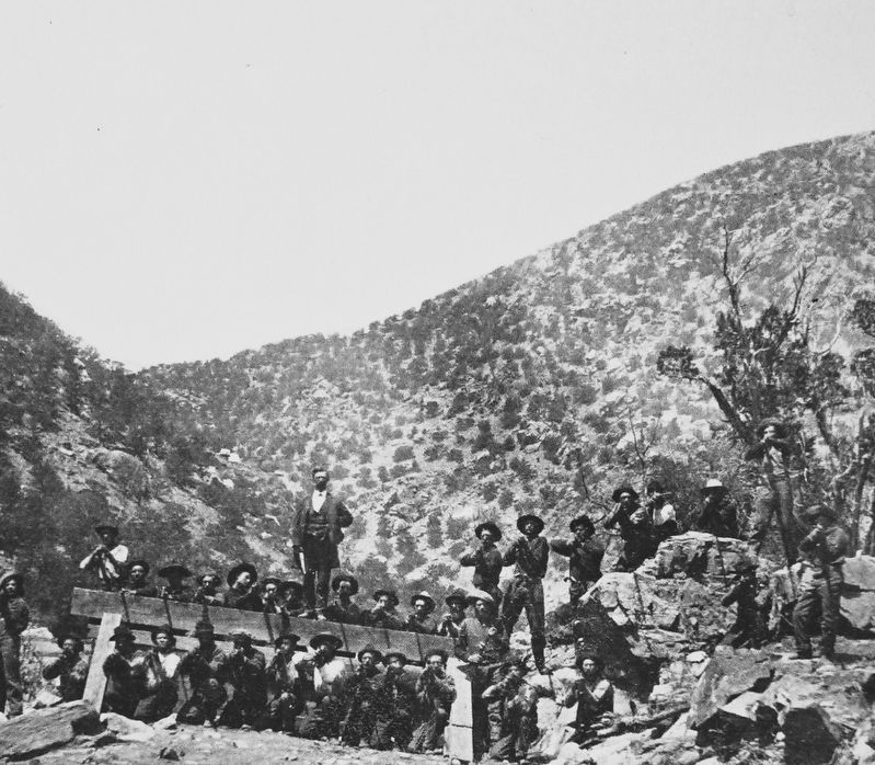 Marker detail: Royal Gorge War, 1878-1879. Click for full size. Marker detail: Royal Gorge War, 1878-1879 image. Click for full size.