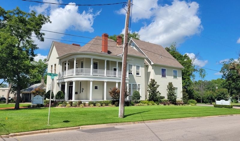 The view of the Senator James H. Woods Home from the corner of the street. Click for full size. The view of the Senator James H. Woods Home from the corner of the street image. Click for full size.