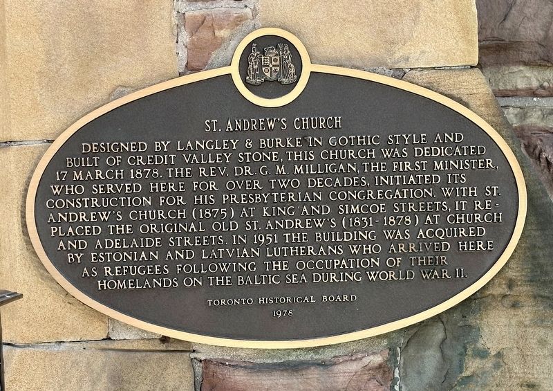 St. Andrew�s Church Marker image. Click for full size.