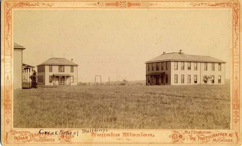 Nuyaka Mission Buildings image. Click for full size.