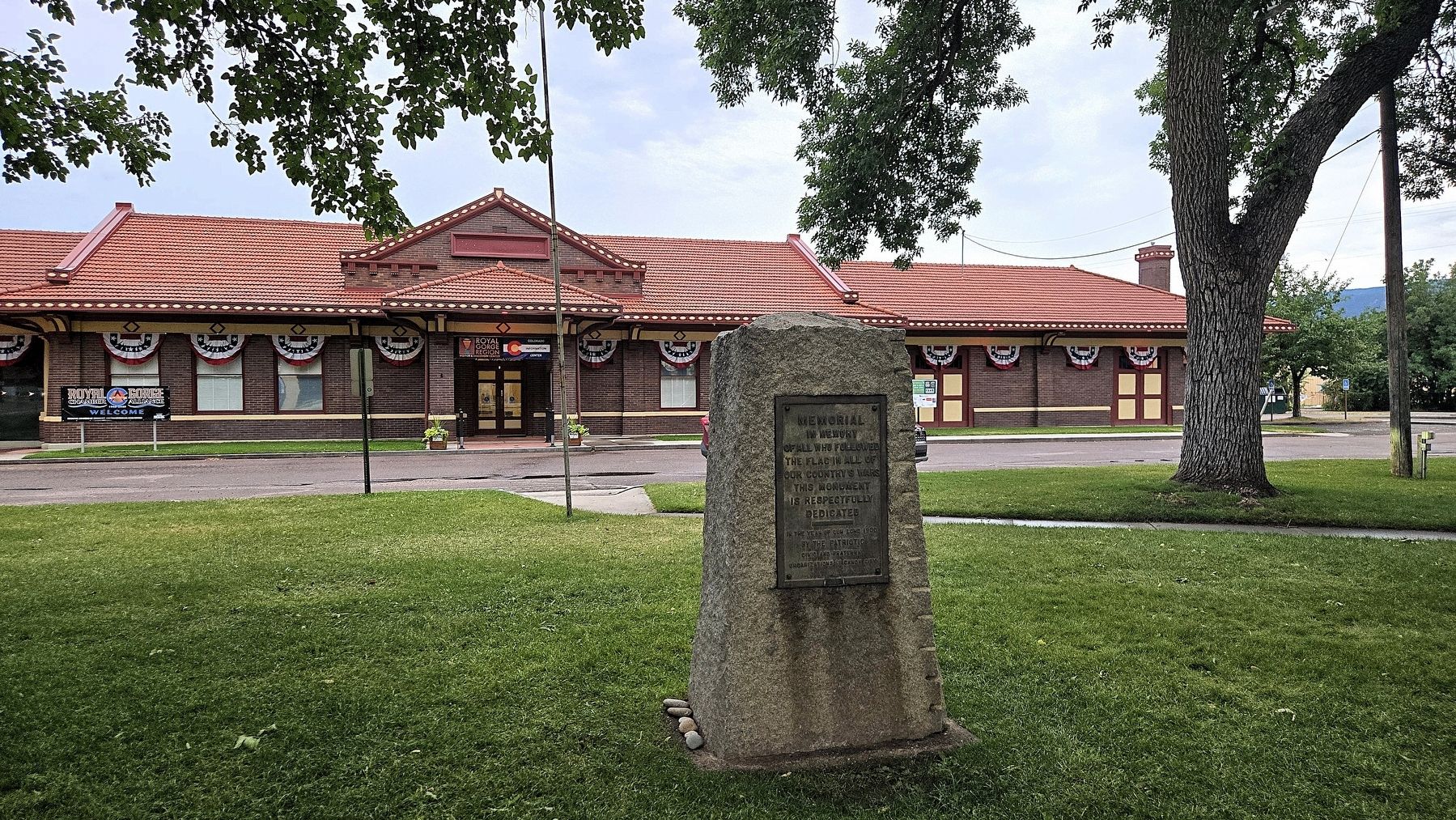 Cañon City War Memorial. Click for full size. Cañon City War Memorial image. Click for full size.