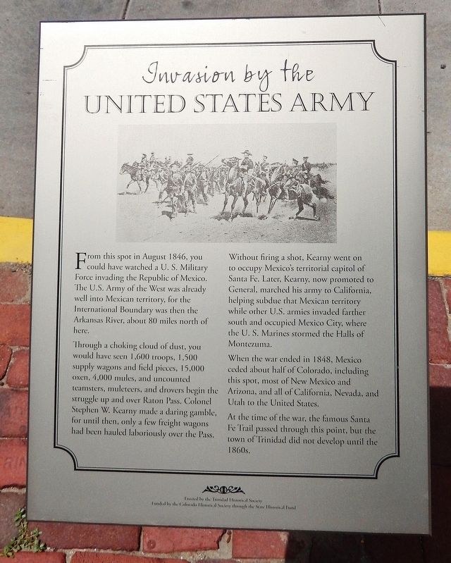 Invasion by the United States Army Marker image. Click for full size.