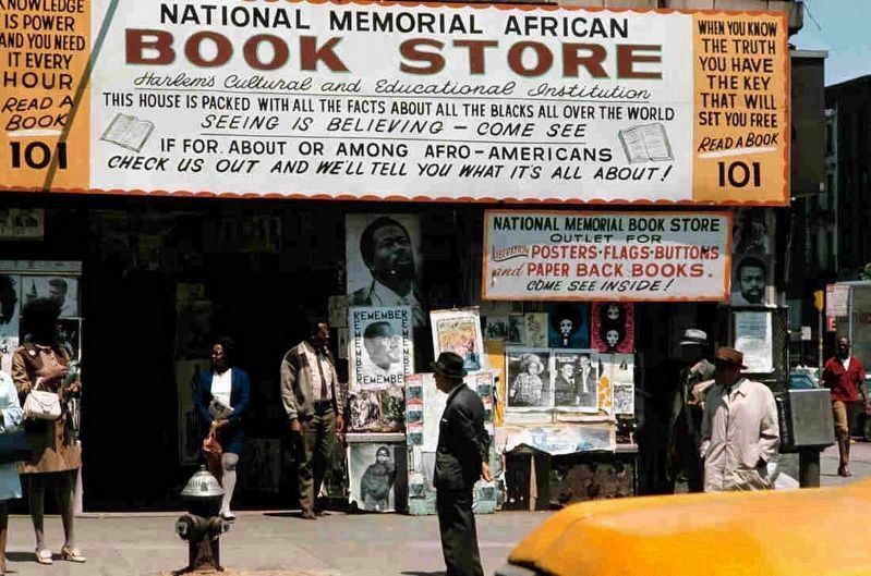 A view of the National Memorial African Bookstore in Harlem image. Click for full size.