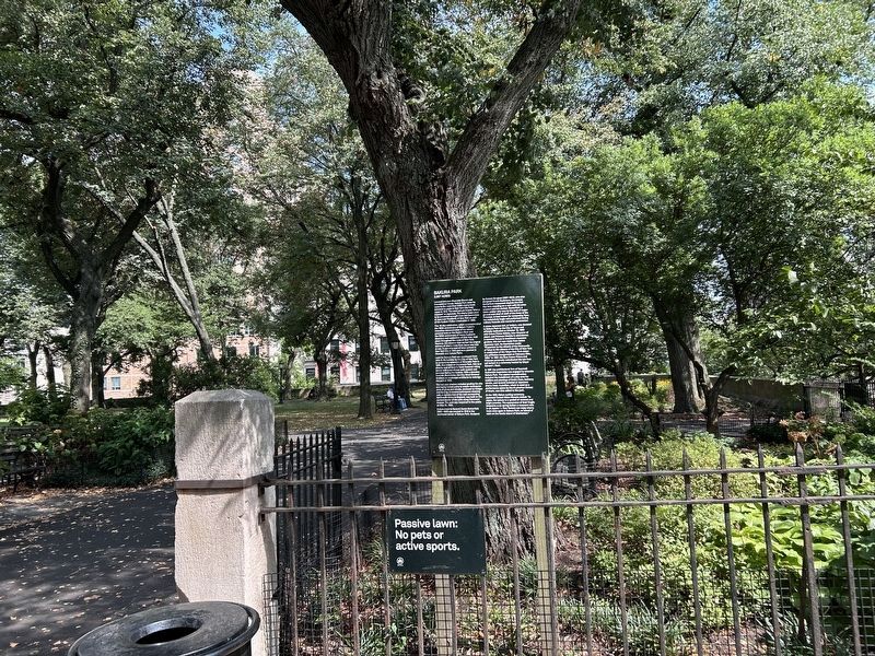 Sakura Park Marker. Click for full size. Sakura Park Marker image. Click for full size.