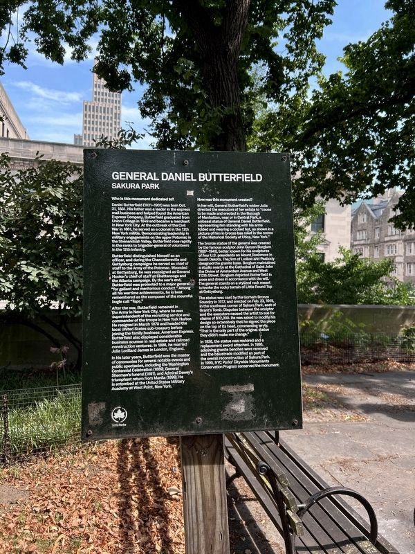 General Daniel Butterfield Statue Marker. Click for full size. General Daniel Butterfield Statue Marker image. Click for full size.