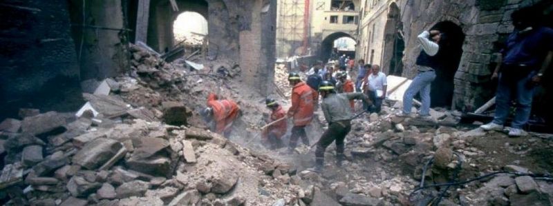 Via dei Georgofili Bombing, 1993 image. Click for full size.