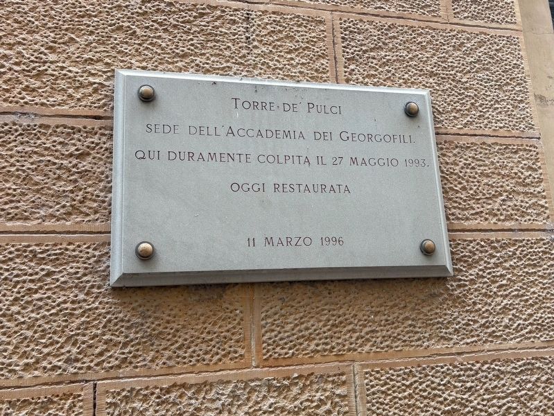 Torre de' Pulci Marker image. Click for full size.