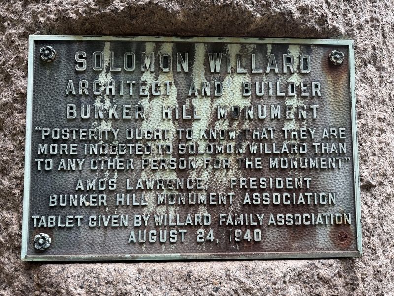 Solomon Willard Memorial Marker image. Click for full size.