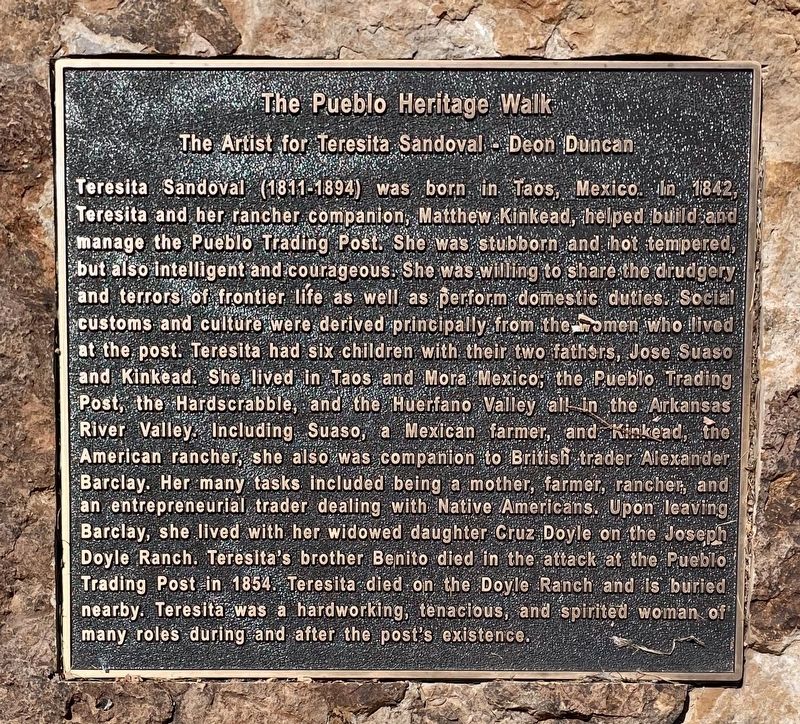 The Artist for Teresita Sandoval & Deon Duncan Marker image. Click for full size.