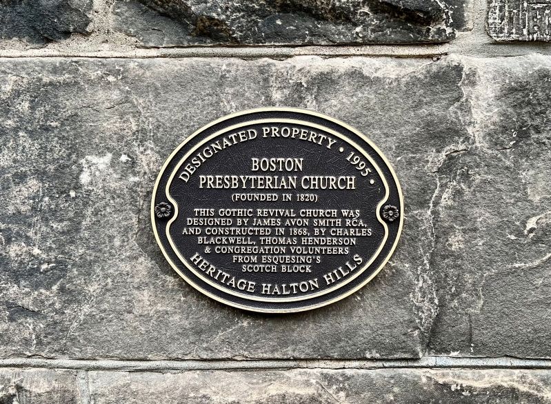 Boston Presbyterian Church Marker. Click for full size. Boston Presbyterian Church Marker image. Click for full size.