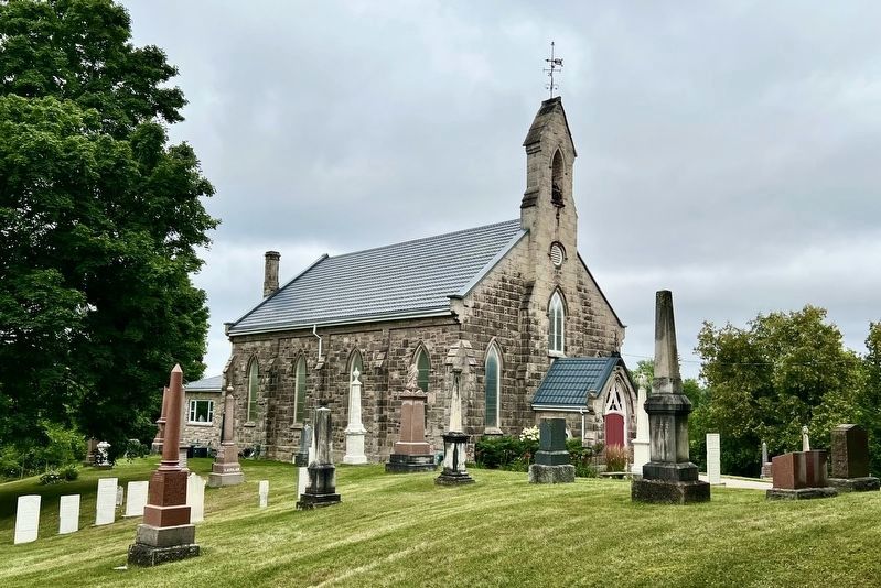 Boston Presbyterian Church and Cemetery, 2025. Click for full size. Boston Presbyterian Church and Cemetery, 2025 image. Click for full size.