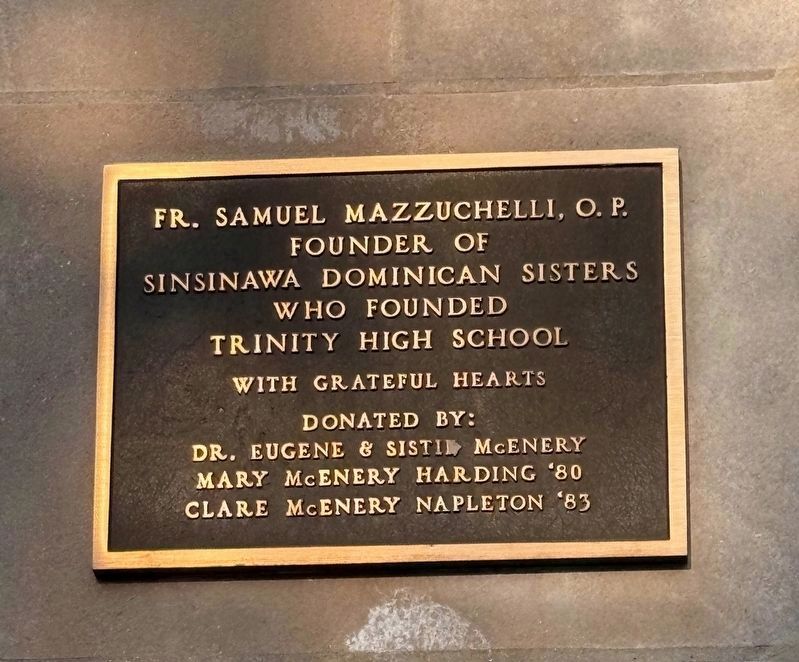 Fr. Samuel Mazzuchelli, O.P. Marker image. Click for full size.