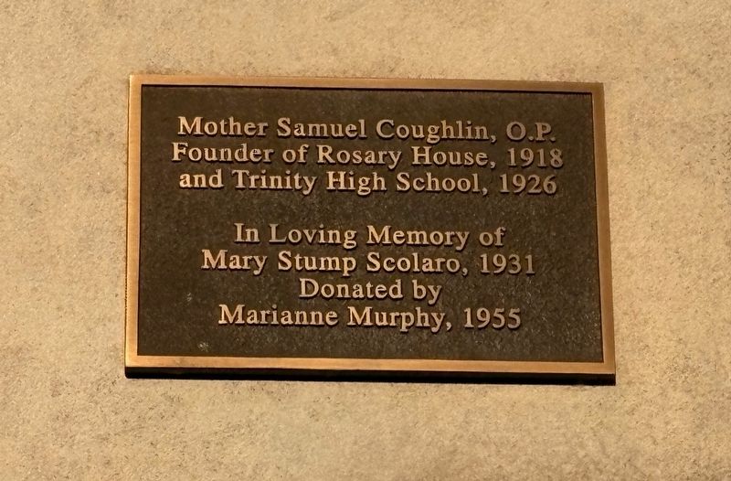 Mother Samuel Coughlin, O.P. Marker image. Click for full size.