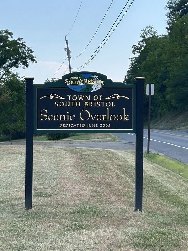 Town of South Bristol <br>Scenic Overlook<br>Dedicated June 2005. Click for full size. Town of South Bristol <br>Scenic Overlook<br>Dedicated June 2005 image. Click for full size.