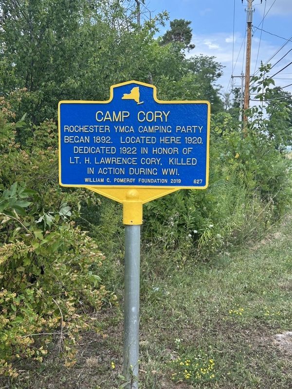 Camp Cory Marker image. Click for full size.