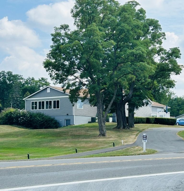 Lakeside Country Club Diagonally Across The Road From Camp Cory Marker image. Click for full size.