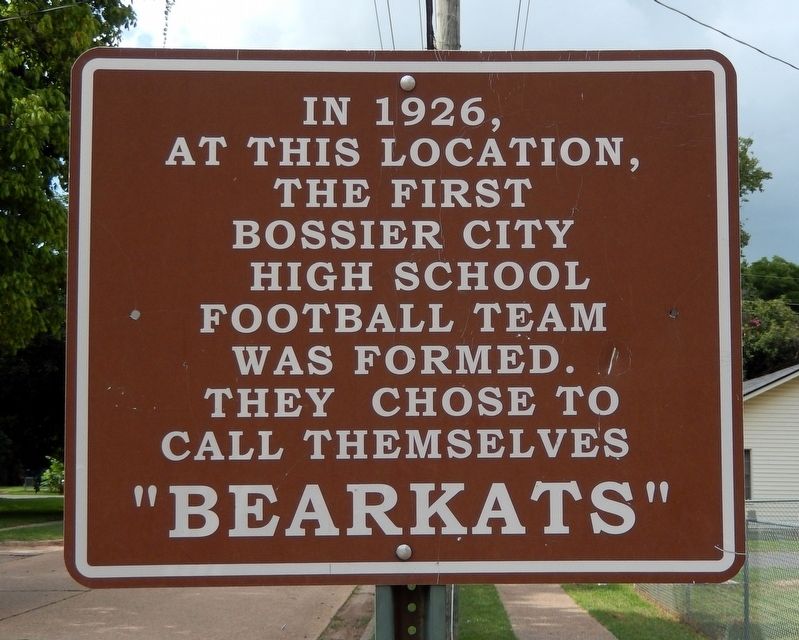 “Bearkats” Marker. Click for full size. “Bearkats” Marker image. Click for full size.