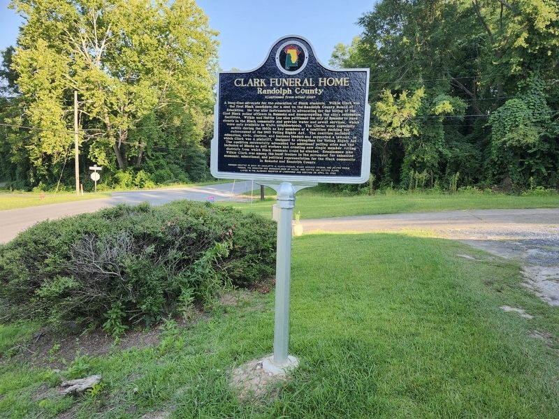 Clark Funeral Home Marker. Click for full size. Clark Funeral Home Marker image. Click for full size.