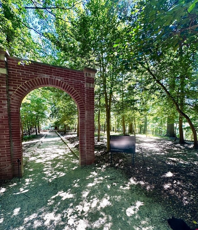 African-American Burial Ground Marker. Click for full size. African-American Burial Ground Marker image. Click for full size.