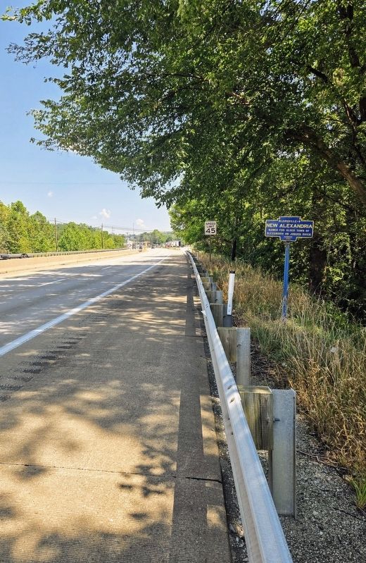 New Alexandria Marker. Click for full size. New Alexandria Marker image. Click for full size.
