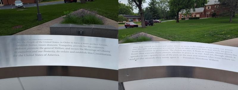 ﻿Miami University Alumni Veteran's Tribute Marker image. Click for full size.