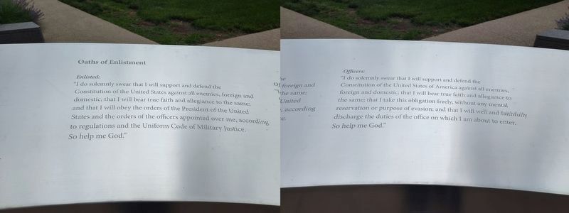﻿Miami University Alumni Veteran's Tribute Marker image. Click for full size.