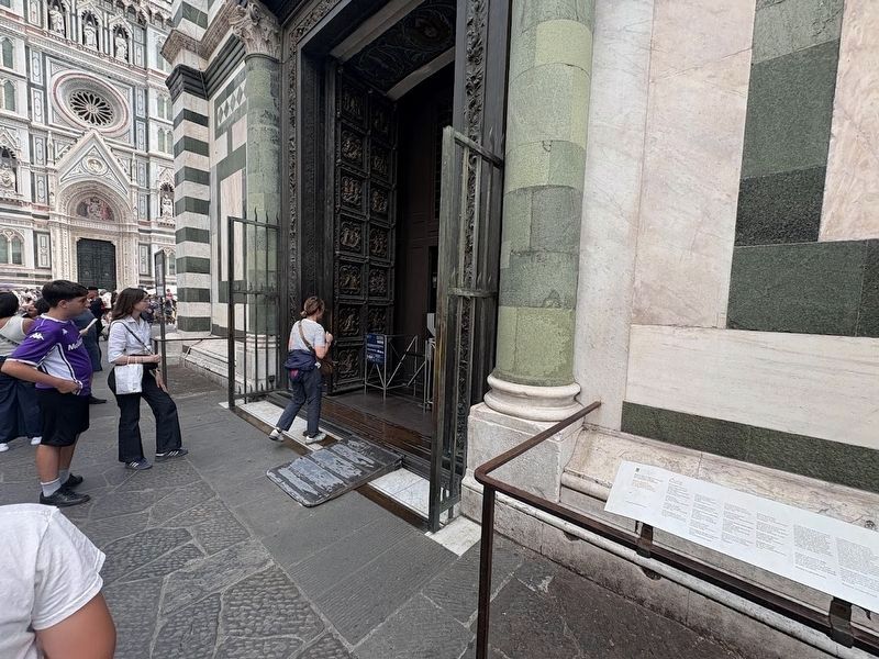 North Door of the Baptistry of St. John image. Click for full size.