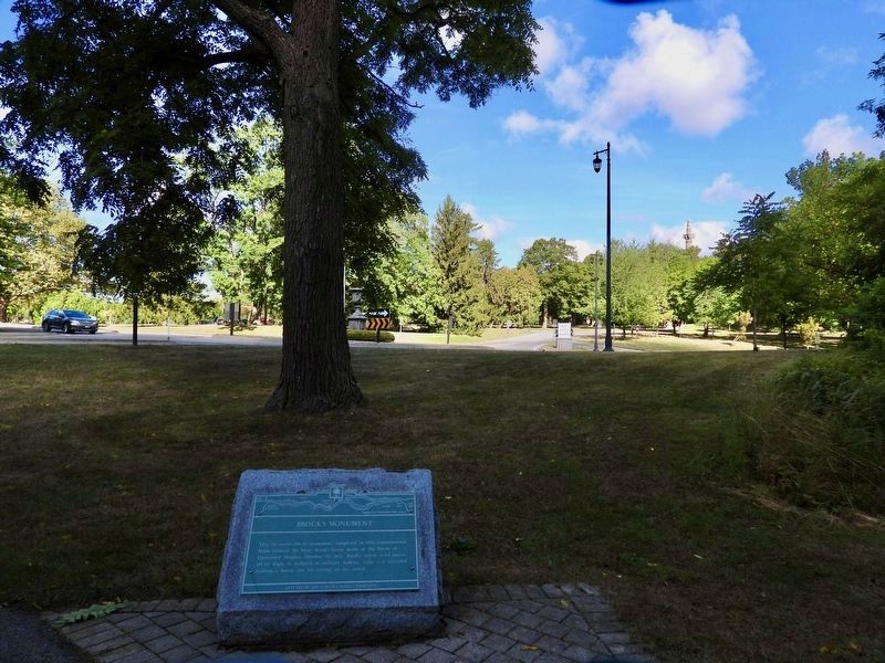 Brock's Monument - Marker in context. Click for full size. Brock's Monument - Marker in context image. Click for full size.