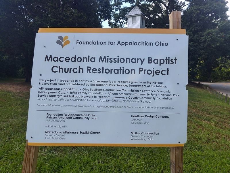 Macedonia Missionary Baptist Church Marker image. Click for full size.