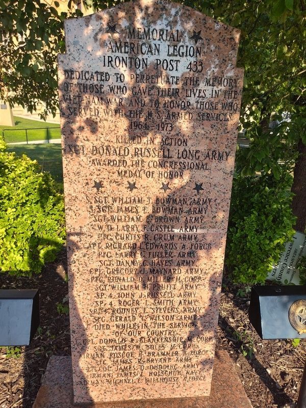 Lawrence County Viet-Nam Veterans Memorial. Click for full size. Lawrence County Viet-Nam Veterans Memorial image. Click for full size.