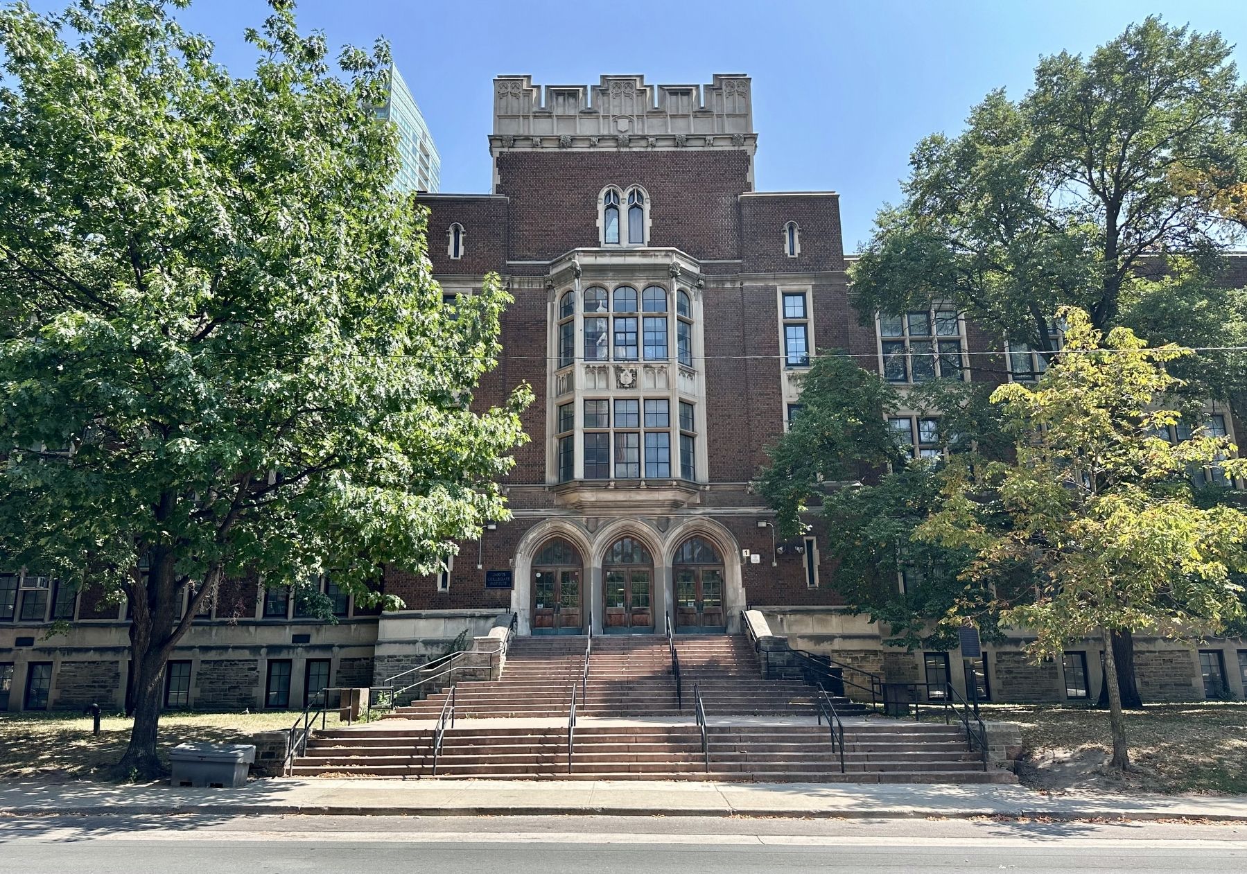 Jarvis Collegiate Institute and Marker image. Click for full size.