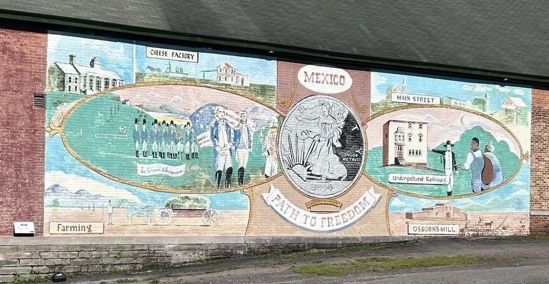 Historic Mural Plaque of Mexico Marker image. Click for full size.