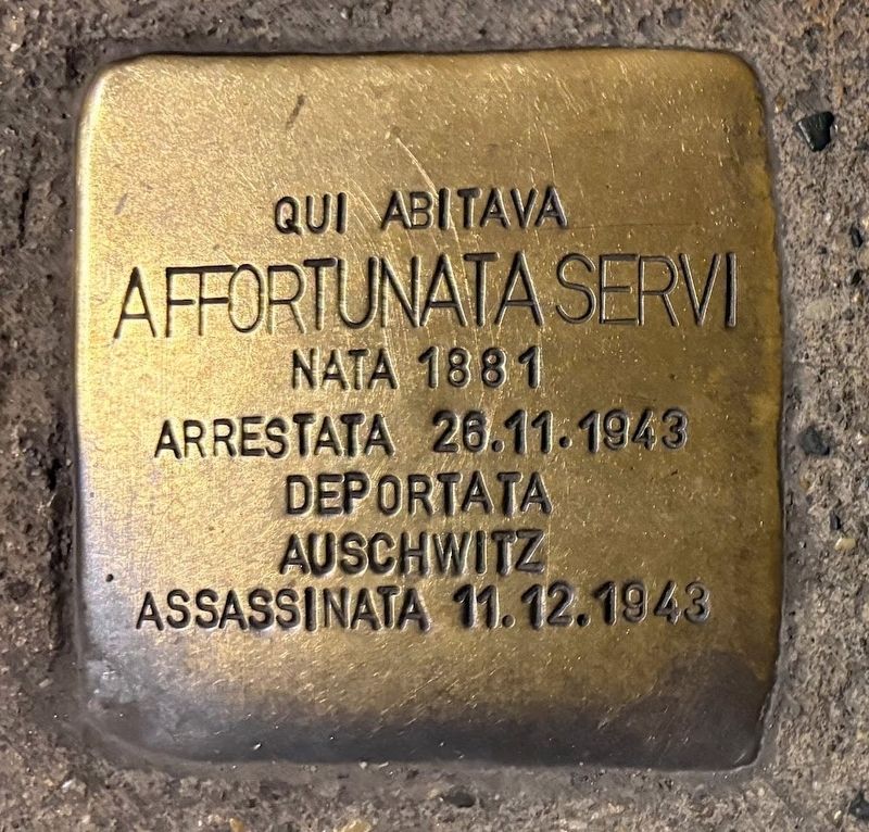Affortunata Servi Marker image. Click for full size.