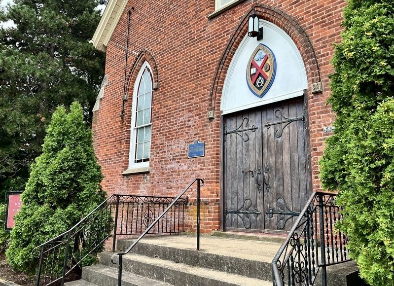 Lowville United Church Marker. Click for full size. Lowville United Church Marker image. Click for full size.