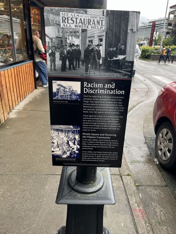 Racism and Discrimination Marker. Click for full size. Racism and Discrimination Marker image. Click for full size.