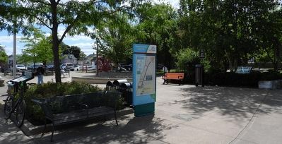 Binational Heritage Peace Garden Trail - Marker in context image. Click for full size.